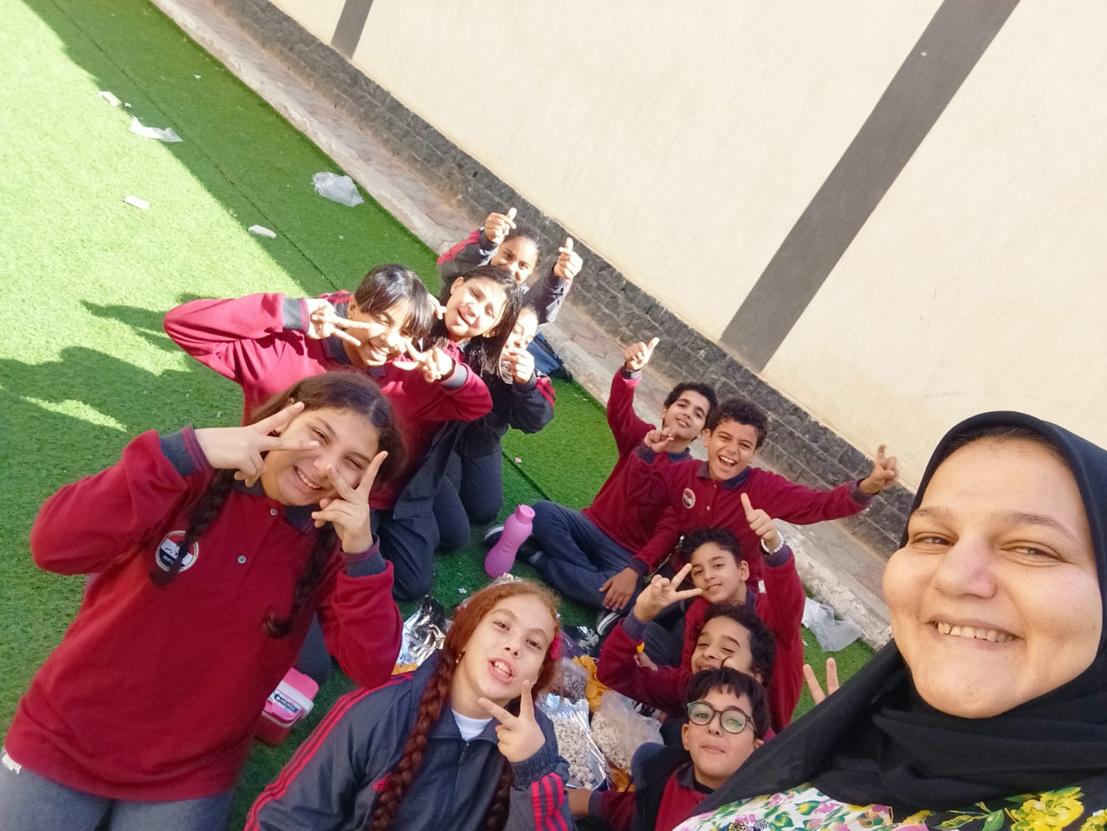 “بالحب اتجمعنا” دعوه اطلقتها مدرسه سعد الشاذلي بين طلابها