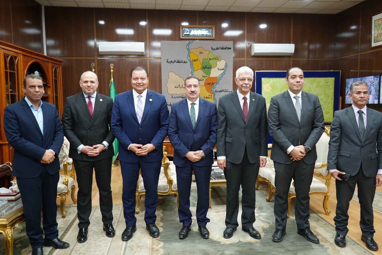 رئيس هيئة الاعتماد والرقابة الصحية يلتقي بمحافظ المنوفية ورئيس جامعة المنوفية لبحث أوجه التعاون المشترك خلال الفترة المقبلة