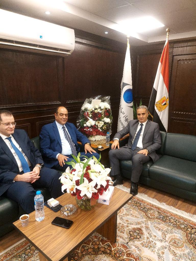 رئيس جهاز حمايه المستهلك يستقبل رئيس مجلس ادارة الغرفة التجارية بالجيزة
