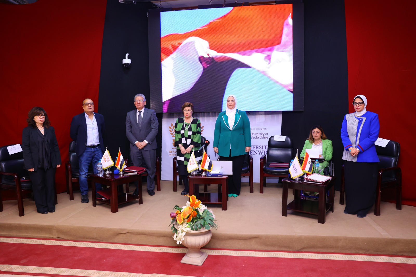 وزيرة التضامن الاجتماعي تشهد فعاليات المؤتمر العلمي التاسع لكلية الإعلام بجامعة أكتوبر للعلوم الحديثة والآداب ” M S A” تحت عنوان “الإعلام الرقمي والدمج المجتمعي”