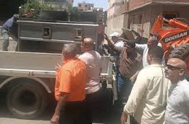 جهاز مدينه بدر يشن حمله مكبره على الباعه الجائلين اليوم