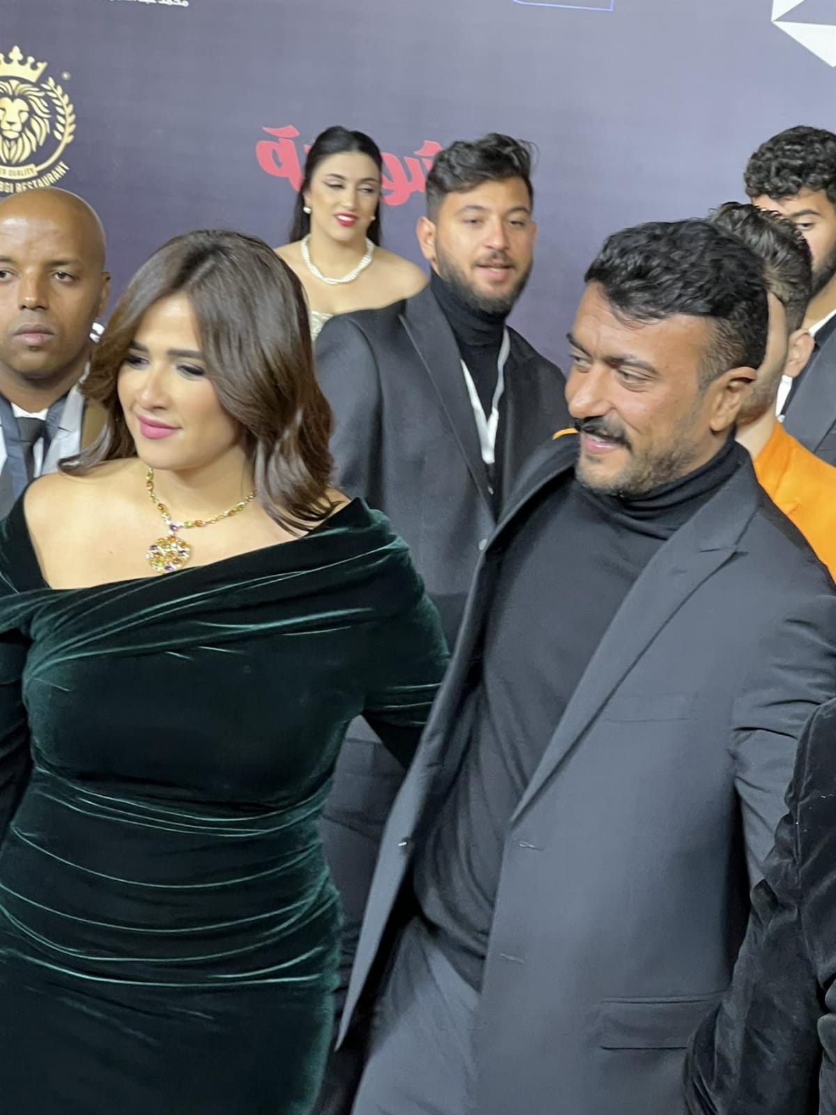 نجوم الفن يتوافدون ريد كاربت حفل تكريم وشوشة 2023