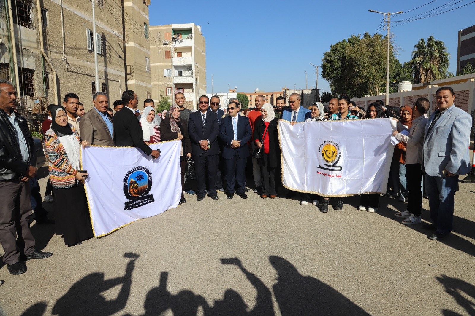 في ثانى ايام الانتخابات الرئاسية  حشد كبير من طلاب جامعة جنوب الوادى للإدلاء بأصواتهم الانتخابية