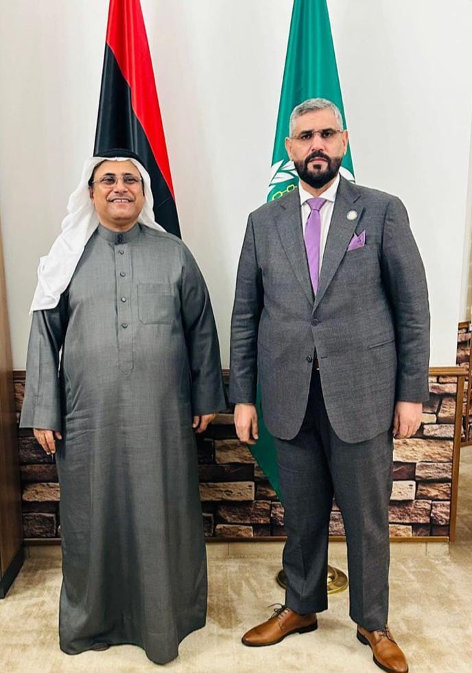 العسومي: نؤكد موقف البرلمان العربي الداعم لوحدة ليبيا وسلامة أراضيها