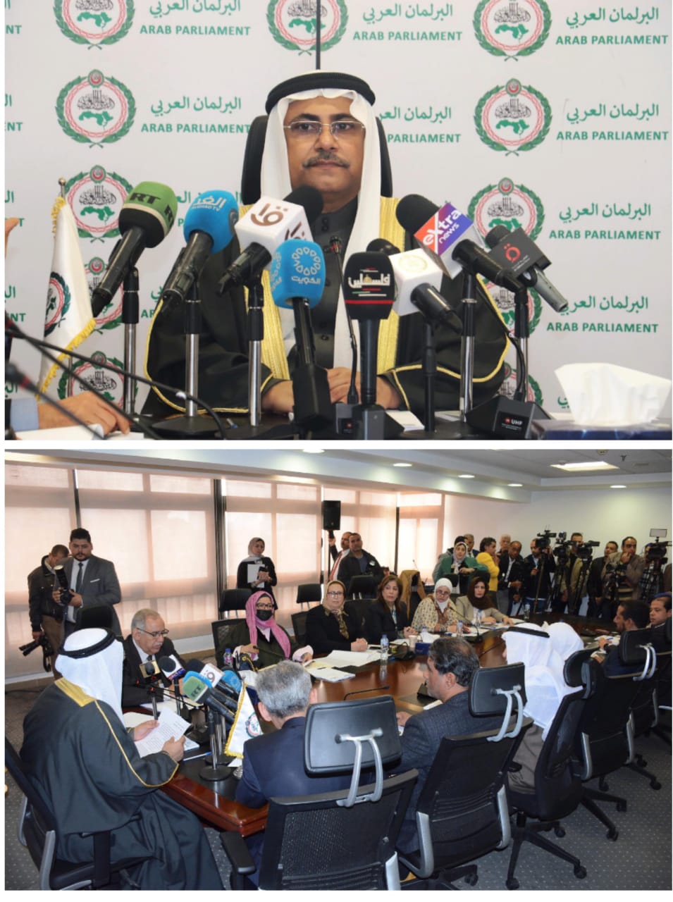 رئيس البرلمان العربي: نستنكر عجز المجتمع الدولي عن وقف العدوان الوحشي للاحتلال الإسرائيلي على الشعب الفلسطيني الأعزل