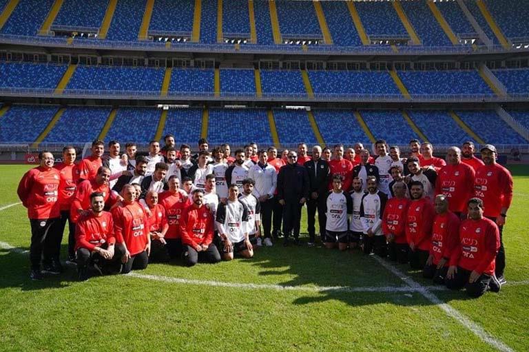 الرئيس عبدالفتاح السيسي يزور معسكر منتخب مصر بمدينة مصر الأوليمبية بالعاصمة الإدارية الجديدة