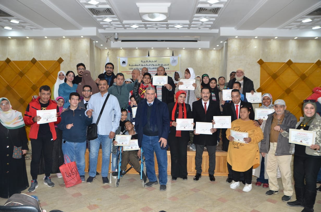 طاقات جباره وإبداع يفوق التصور ذوي الهمم بمكتبة القاهره الكبرى