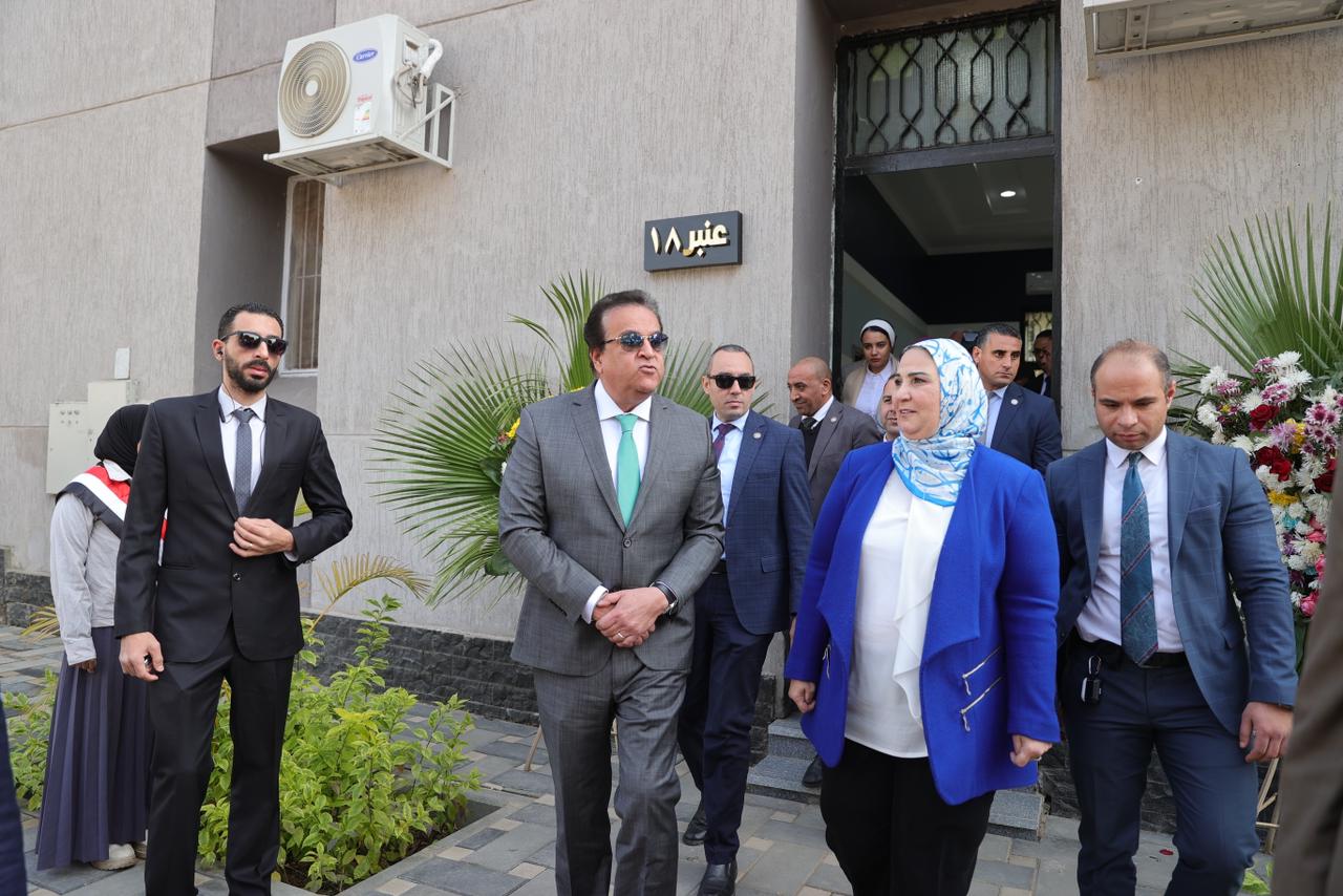 وزيرا الصحة والتضامن يتفقدان تطوير قسم 18 للسيدات المُسنات بمستشفى العباسية للصحة النفسية 