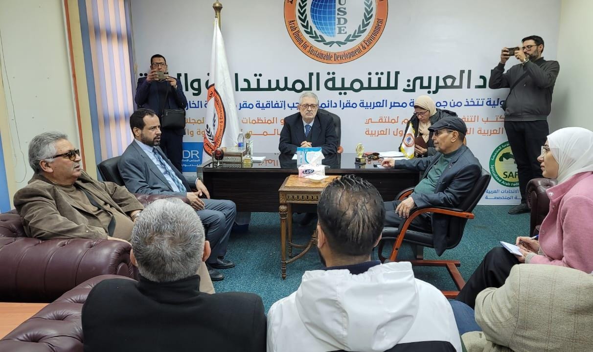 اجتماع العربي للتنمية المستدامة والهيئةالوطنية لرعايةالموهوبين بليبيا لبحث سبل التعاون المشترك