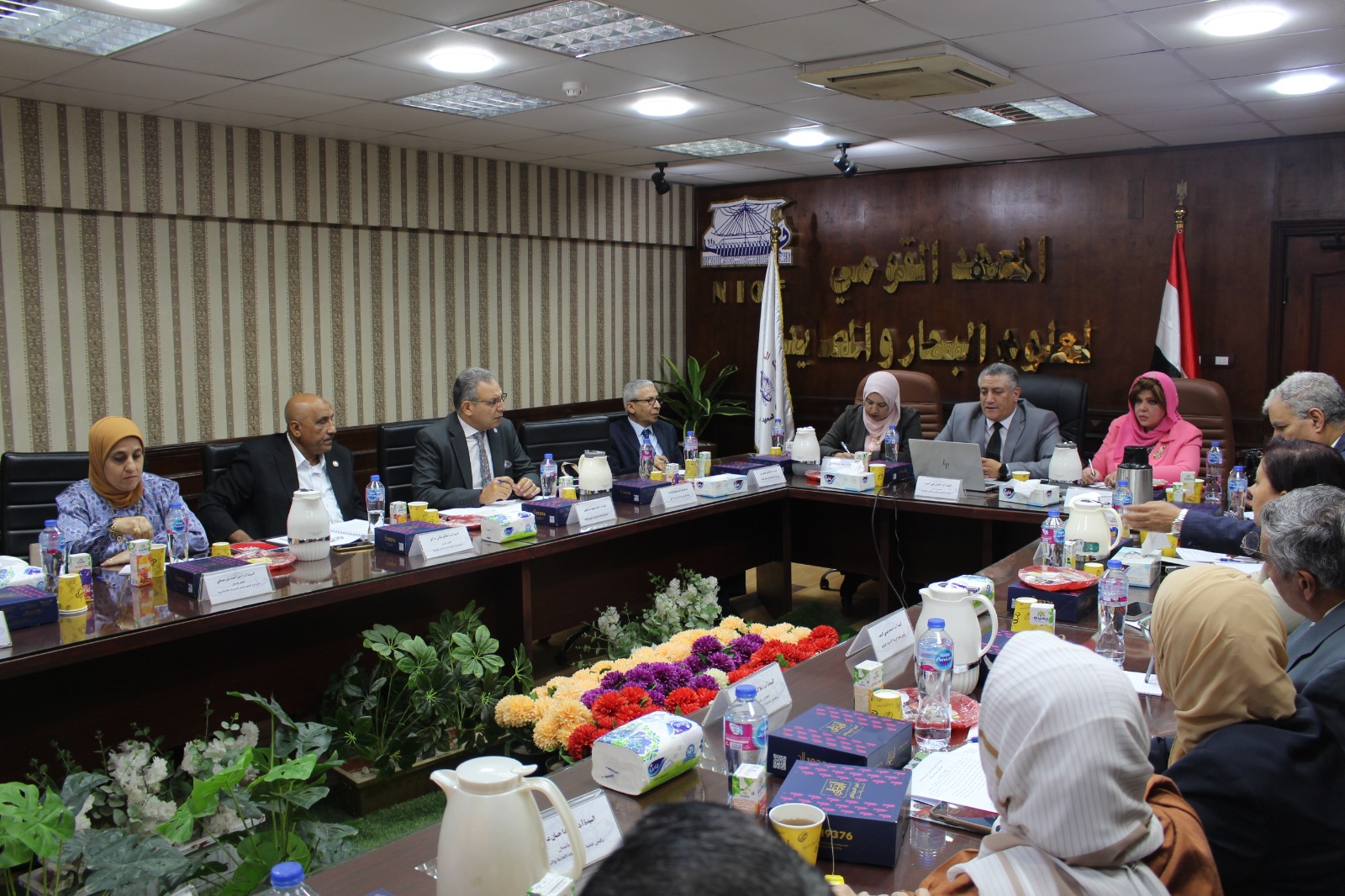 المعهد القومي لعلوم البحار يعقد اجتماعه الدوري ويعلن بدء تشغيل مزرعة عتاقة