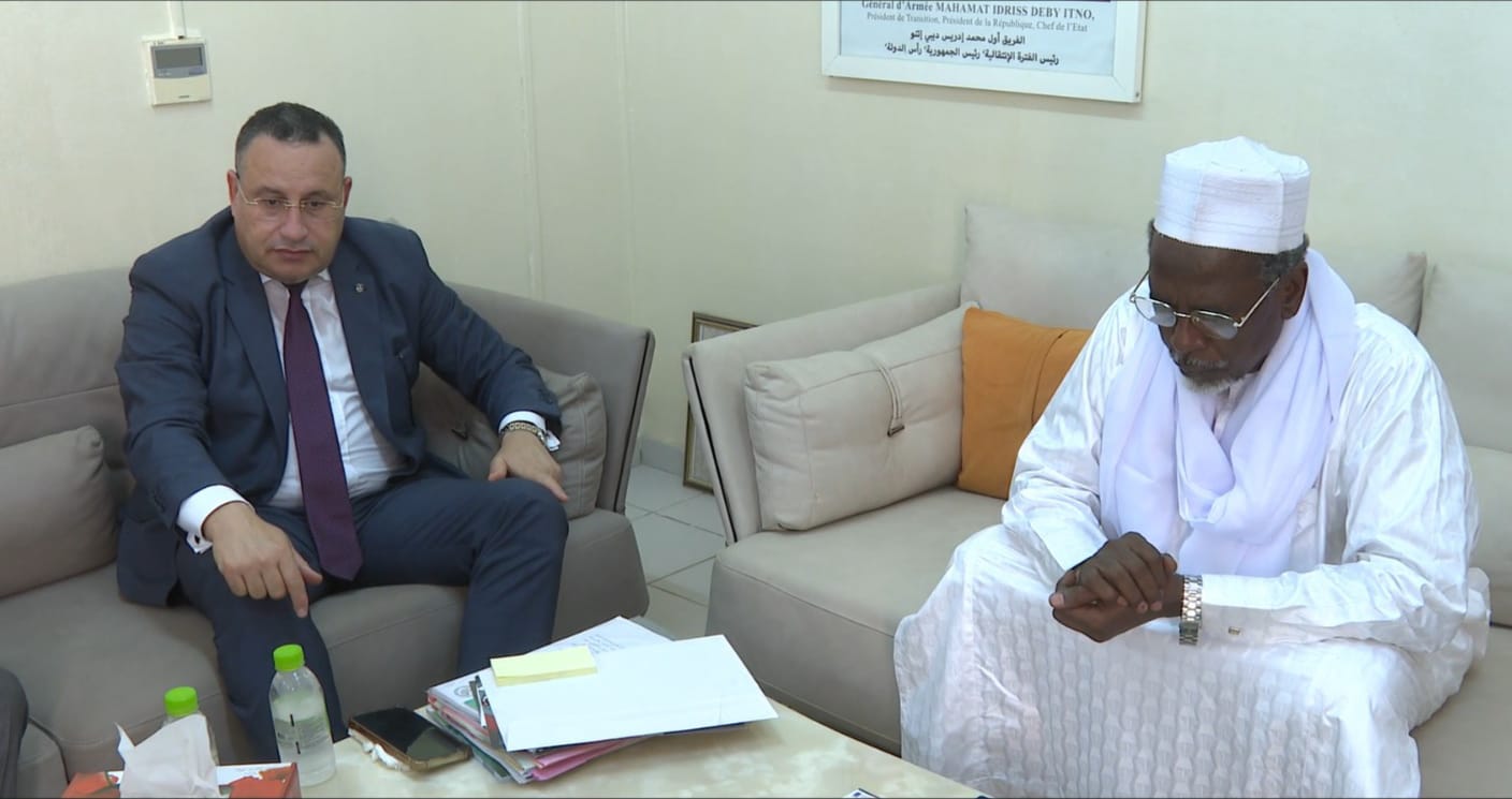 وزير التعليم العالى والتكوين المهنى بجمهورية تشاد يستقبل وفد جامعة الإسكندرية