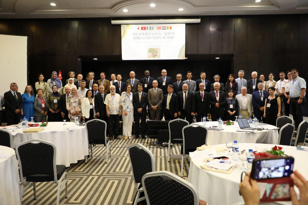 رئيس الجامعة اليابانية يشارك  بفعاليات القمة الرابعة لجامعات اليابان وشمال إفريقيا بتونس