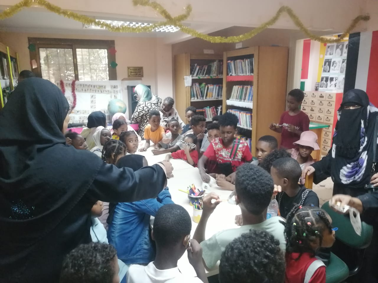 الاحتفال باليوم السوداني للاطفال في مكتبة السيدة مبروك