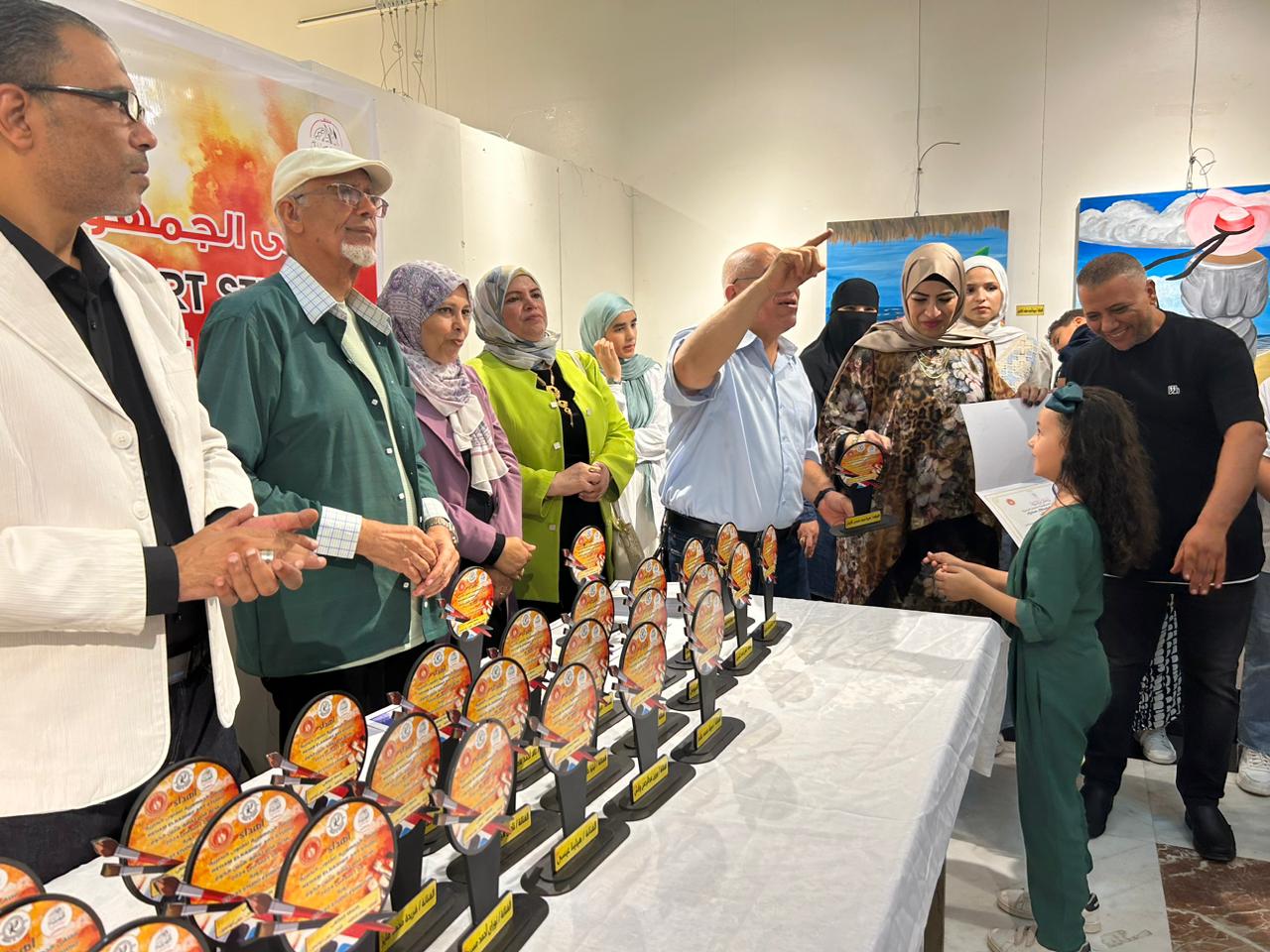 براعم المنوفية يبدعون فى ملتقى الفنون برعاية مكتبة القاهره الكبرى