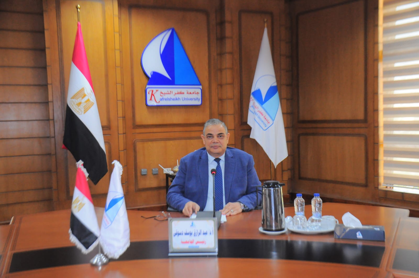 رئيس جامعة كفر الشيخ يؤكد على الانتهاء من كافة الاستعدادات والتجهيزات اللازمة لاستقبال العام الجامعي الجديد 2024/2025