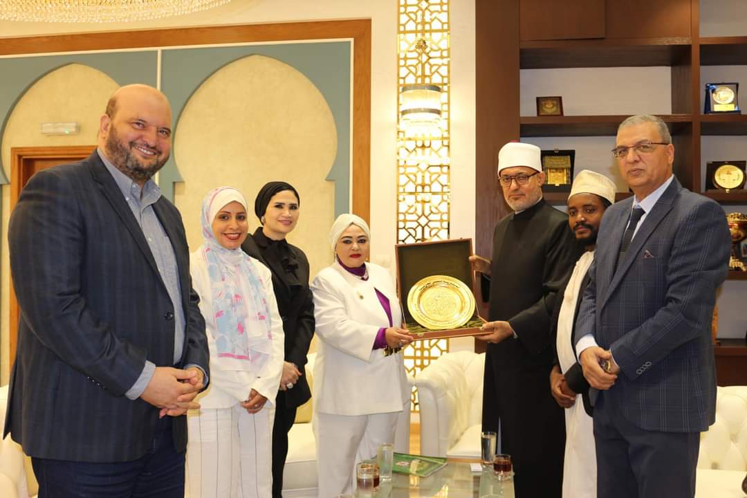 مفتي الجمهورية يستقبل وفدًا رفيع المستوى من مجلس الشباب العربي للتنمية المتكاملة لبحث سبل تعزيز التعاون