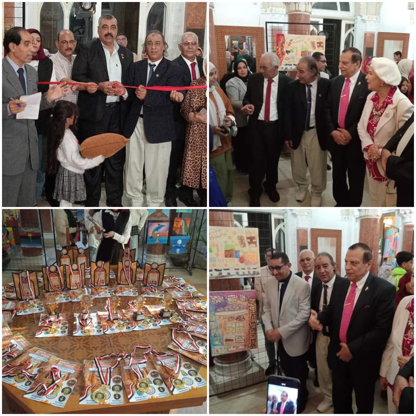 مكتبة القاهرة الكبرى تفتتح معرضًا فنيًا للأطفال