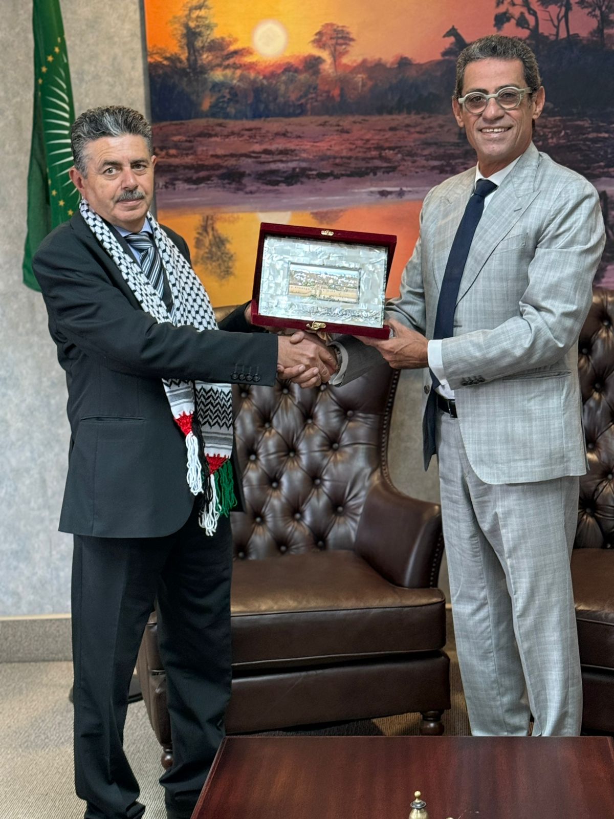 تجديد تعيين مصطفى الجندي كبيراً لمستشاري رئيس برلمان عموم أفريقيا