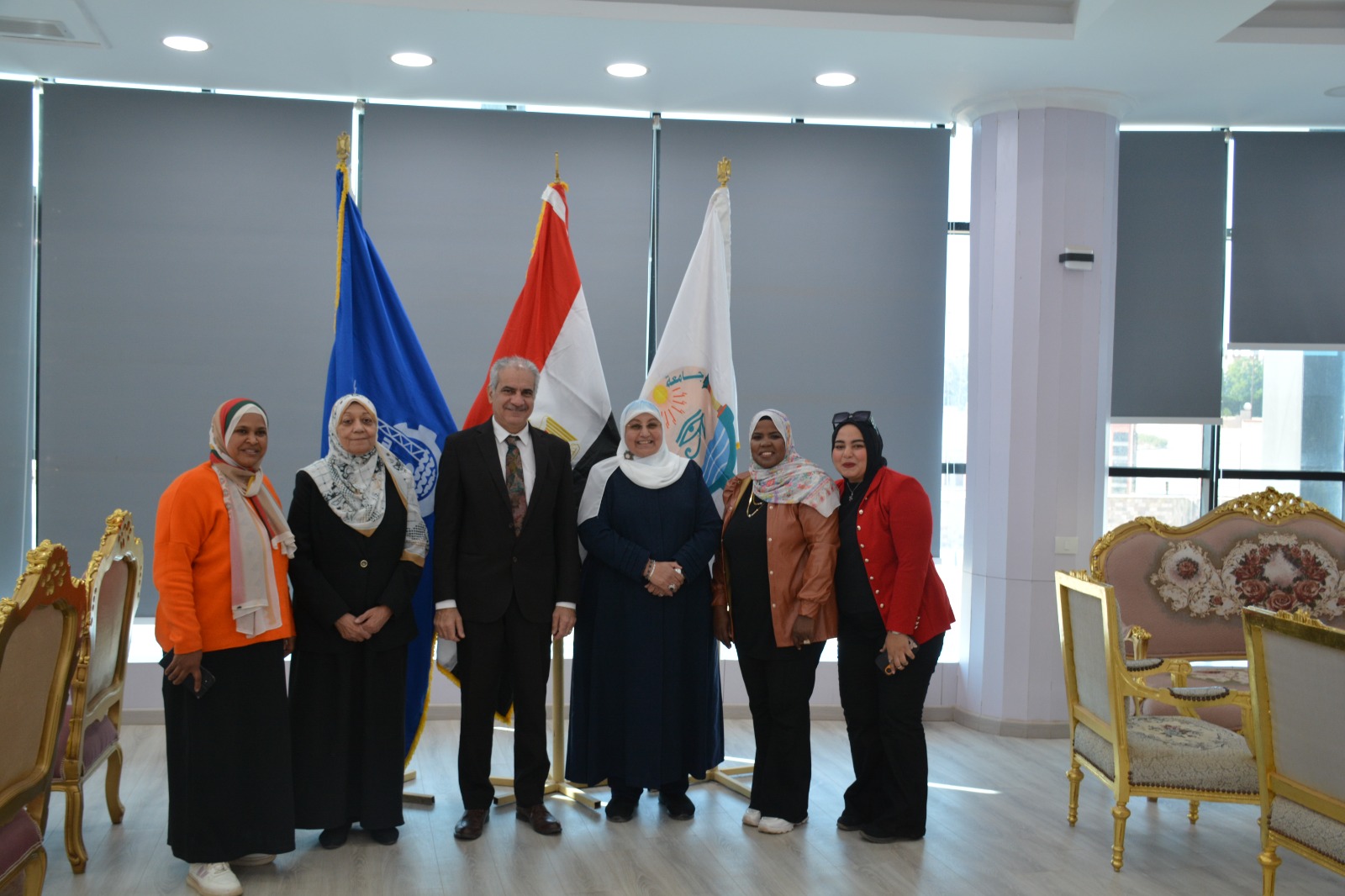 جامعة أسوان تبحث أوجه التعاون المشترك مع المؤسسة العربية الأفريقية للأبحاث والتنمية المستدامة