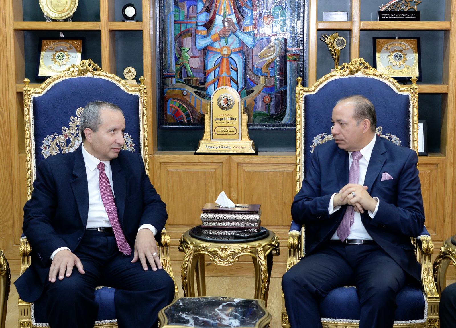 جامعة المنصورة تستضيف أول إجتماع للجنة العلوم الأساسية بالمجلس الأعلى للجامعات بعد تشكيلها الجديد