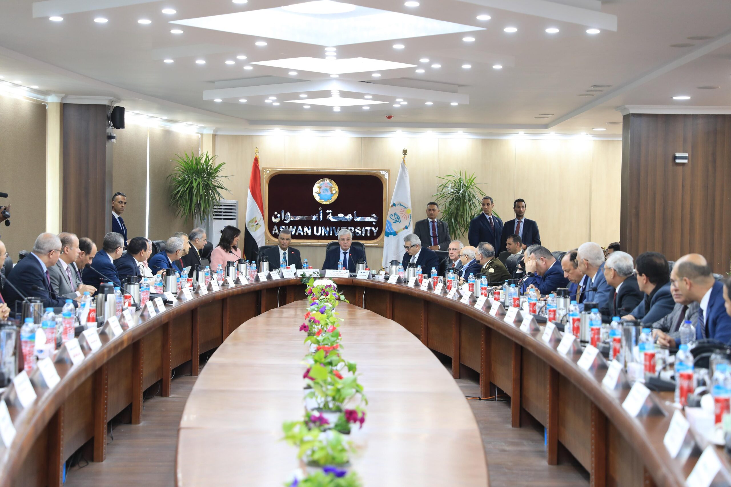 وزير التعليم العالي يترأس اجتماع المجلس الأعلى للجامعات بجامعة أسوان