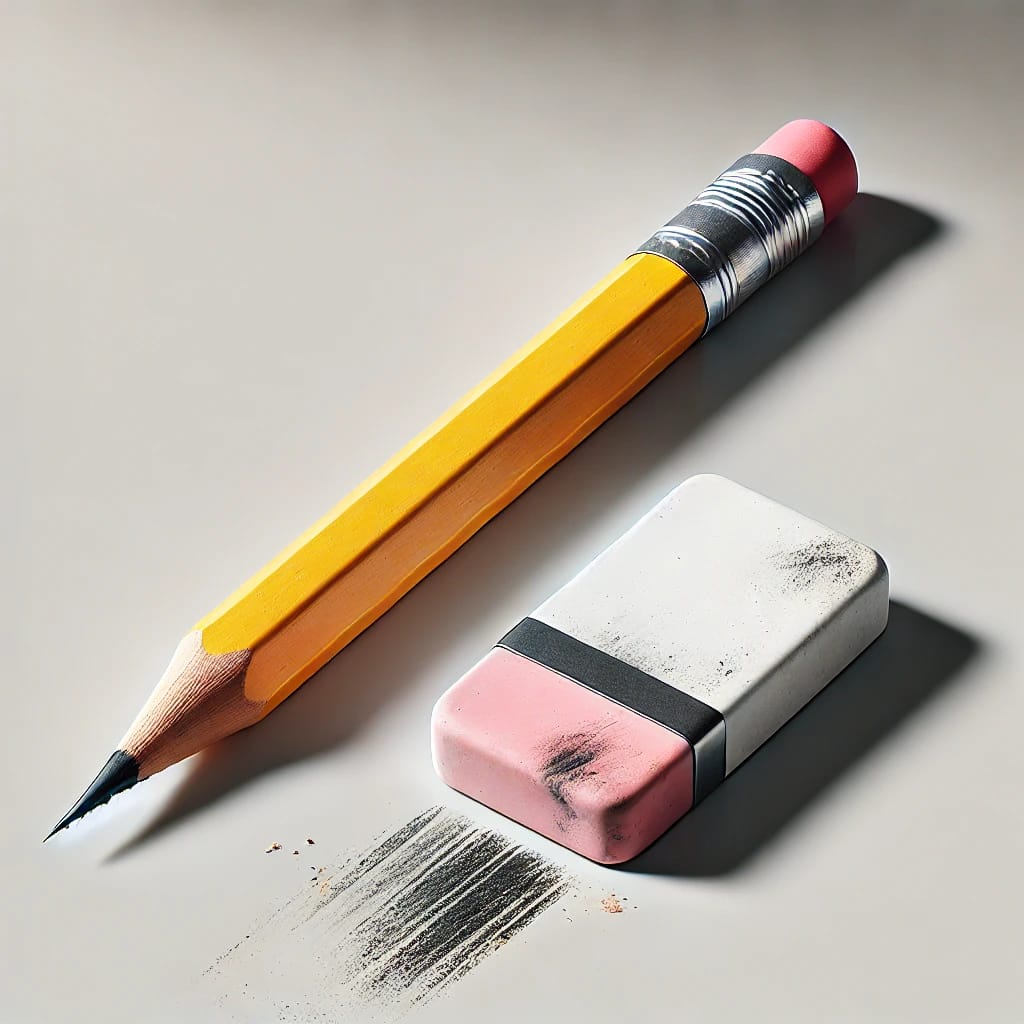 حوار التضحية بين قلم رصاص وممحاه