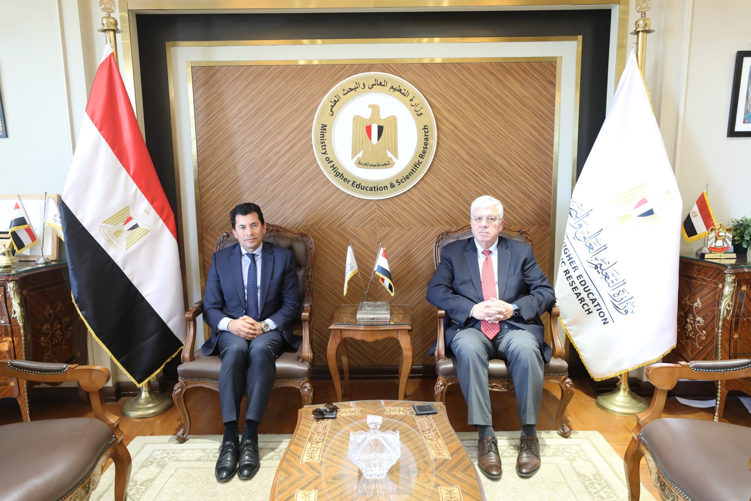 وزير التعليم العالي والبحث العلمي يترأس مجلس إدارة الاتحاد الرياضي للجامعات بحضور وزير الشباب والرياضة