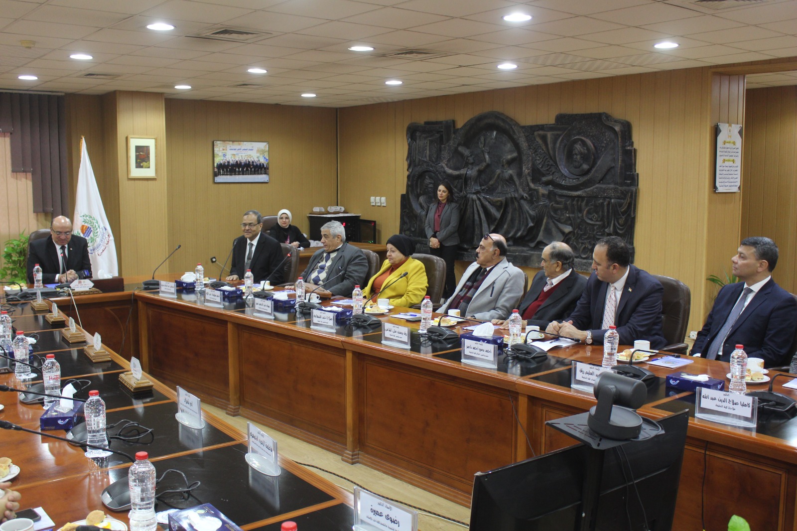 جامعة المنصورة تستقبل فرقا من الهيئة القومية لضمان جودة التعليم لإعتماد عدد من البرامج والكليات