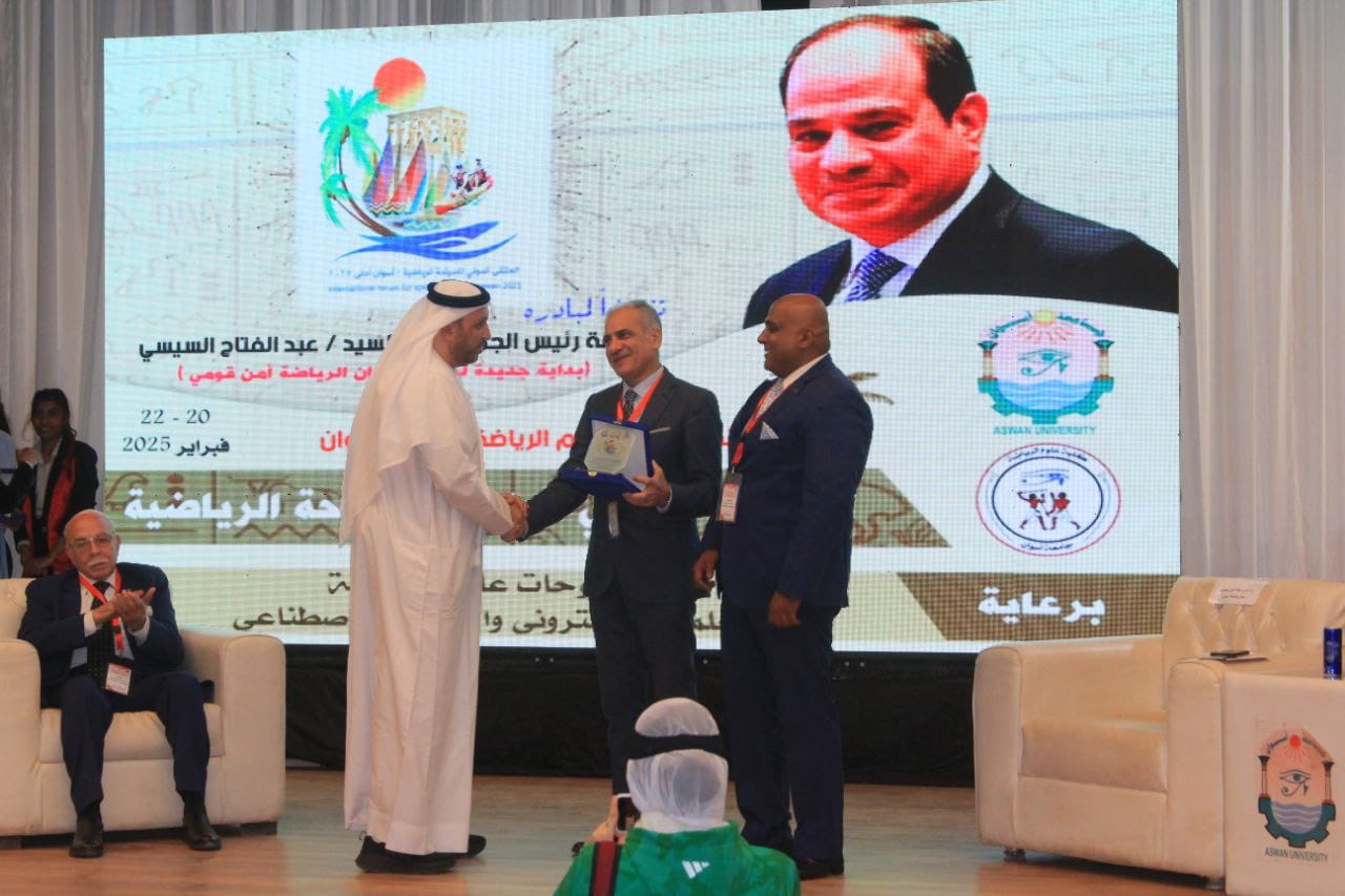 وفد دولة الإمارات يشيد بجامعة أسوان خلال المشاركة في الملتقى الدولي الرابع للسياحة الرياضية