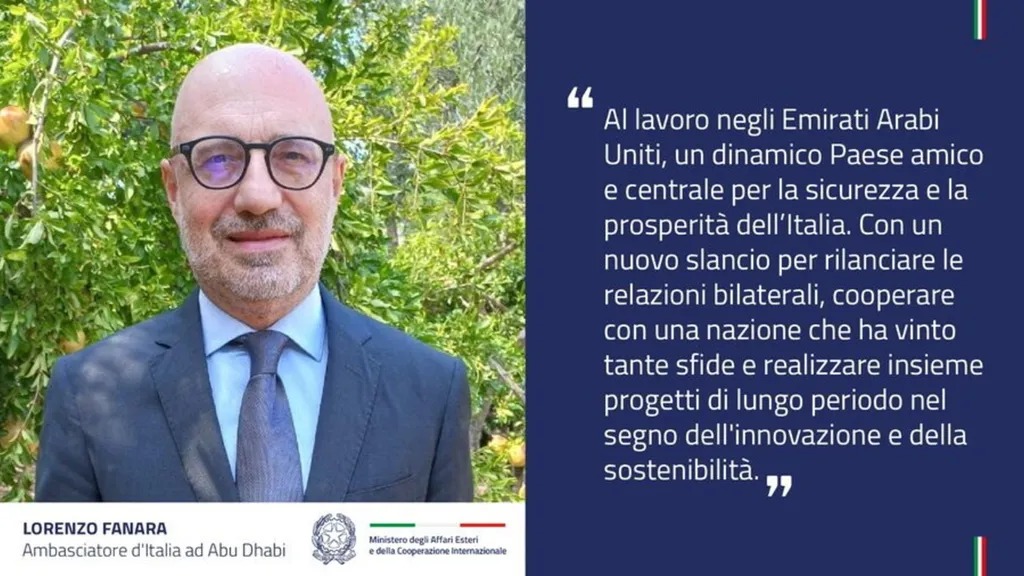 السفير الإيطالي فانارا: “علاقاتنا التجارية مع الإمارات ممتازة”