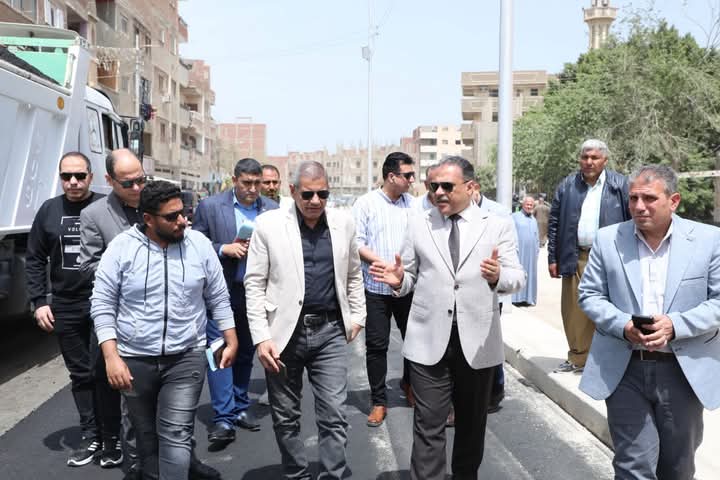 الأشموني يتفقد عدد من المشروعات التنمويه بمركز منيا القمح 