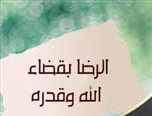 الرضا بقضاء اللِّه راحة للقلب