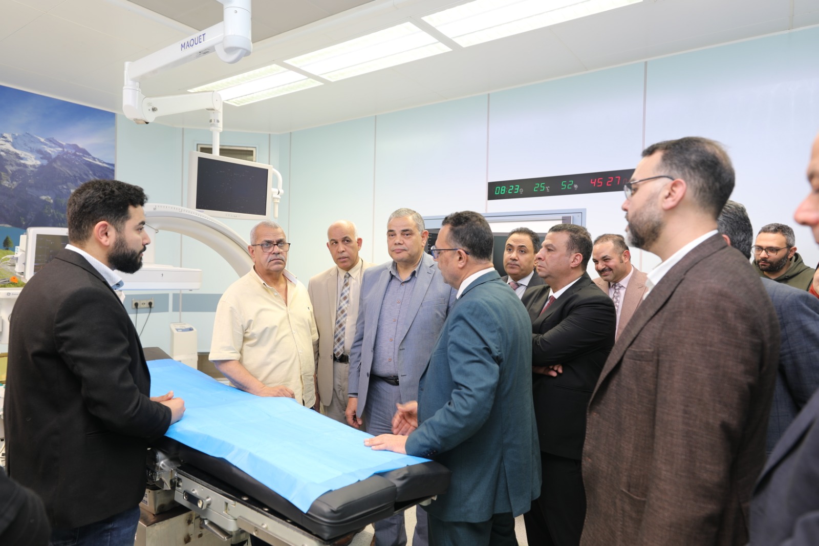 رئيس جامعة كفر الشيخ يفتتح وحدة الاشعة التداخلية بمستشفي كفر الشيخ الجامعي