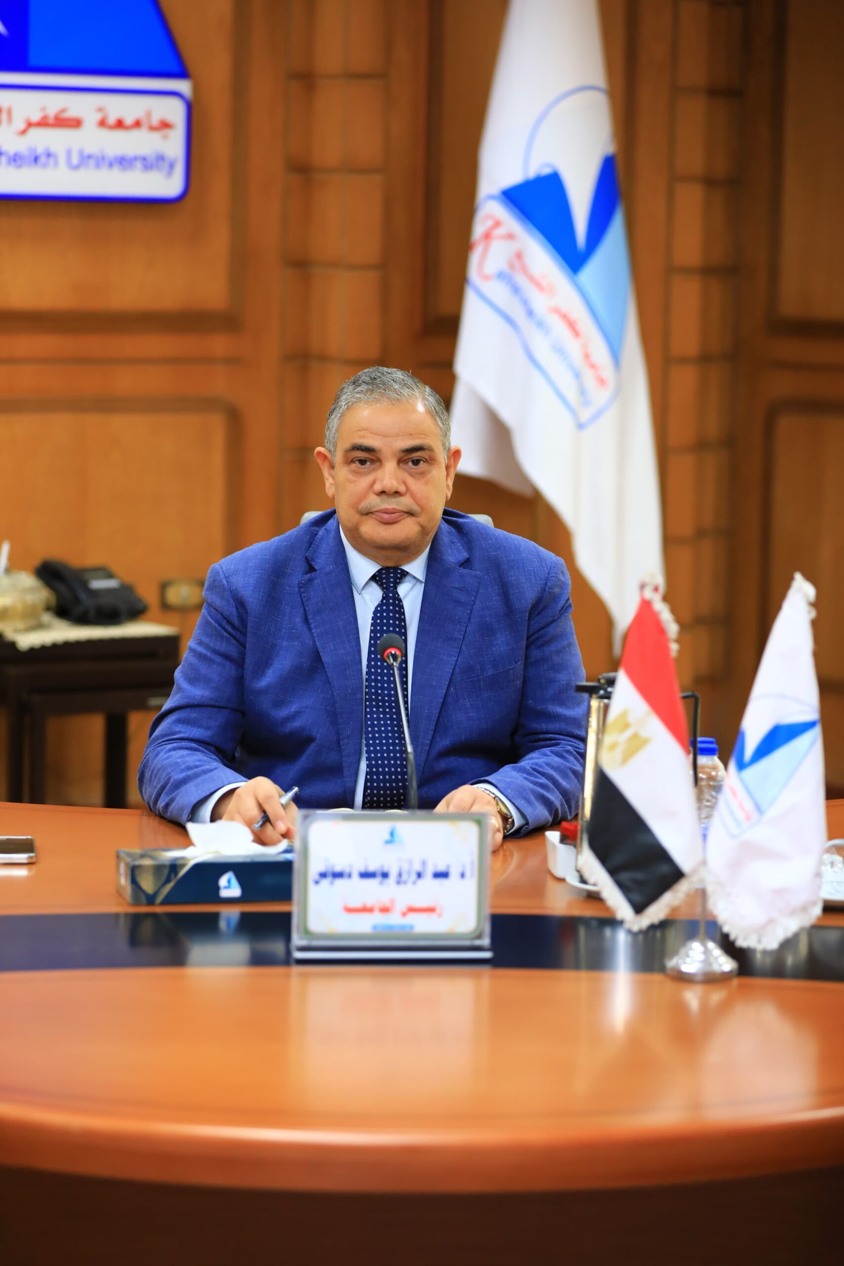 انعقاد مجلس عمداء جامعة كفر الشيخ برئاسة الدكتور الدسوقي 