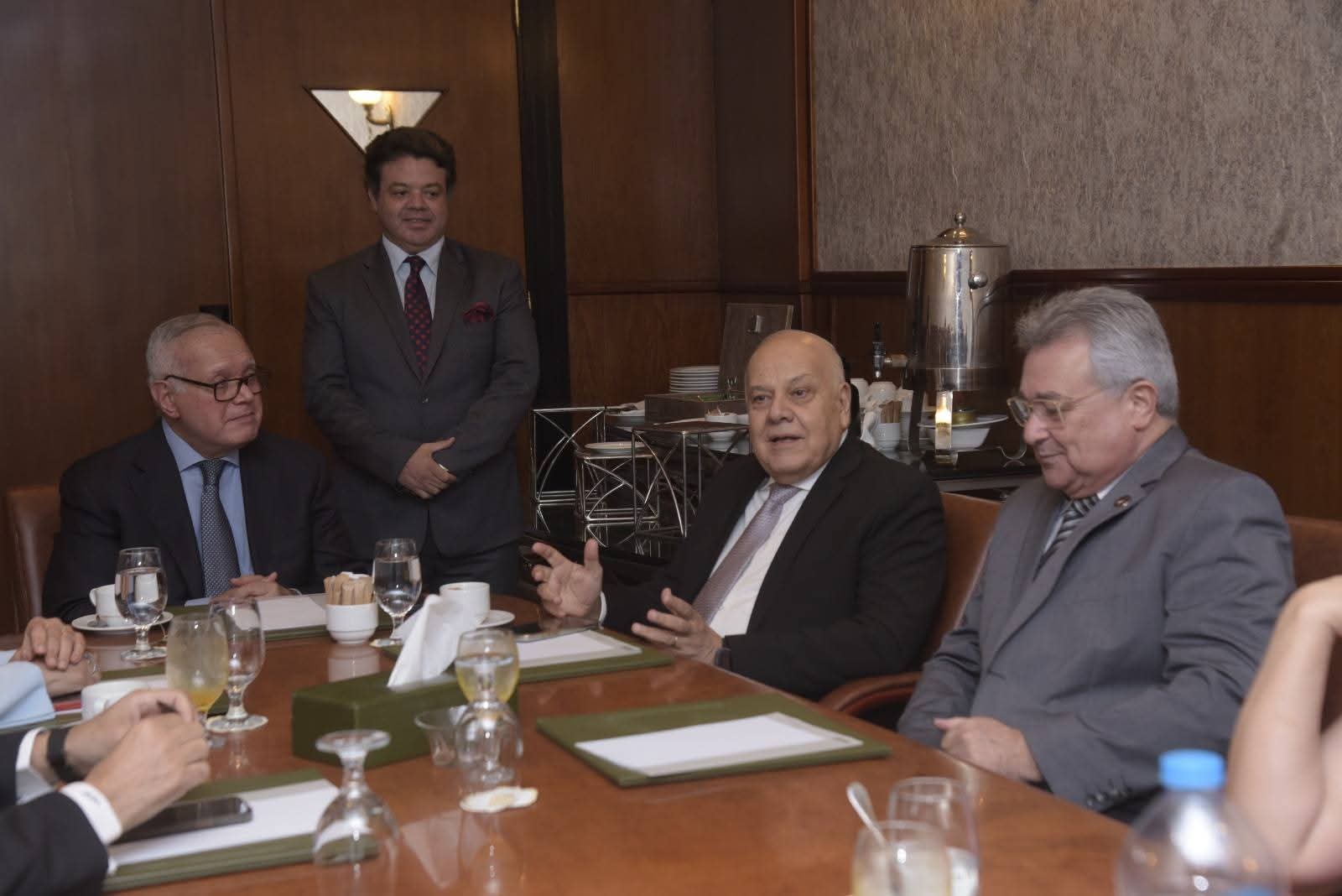 السفير العرابي والدكتور عمرو سلامه يشهدان اجتماع الاتحاد الإفريقي الآسيوي AFASU الذى عقد بالقاهرة  