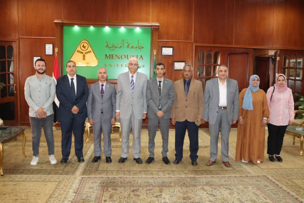 جامعة المنوفية تستضيف الإجتماع الدوري لمنسقي ومدربي التحول الرقمي بالجامعات المصرية 