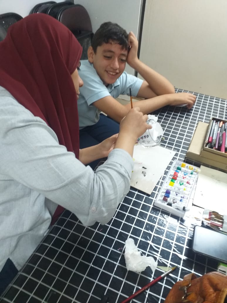 ورشة أنا فنان: إبداع الكبار والصغار في مكتبة القاهرة الكبرى
