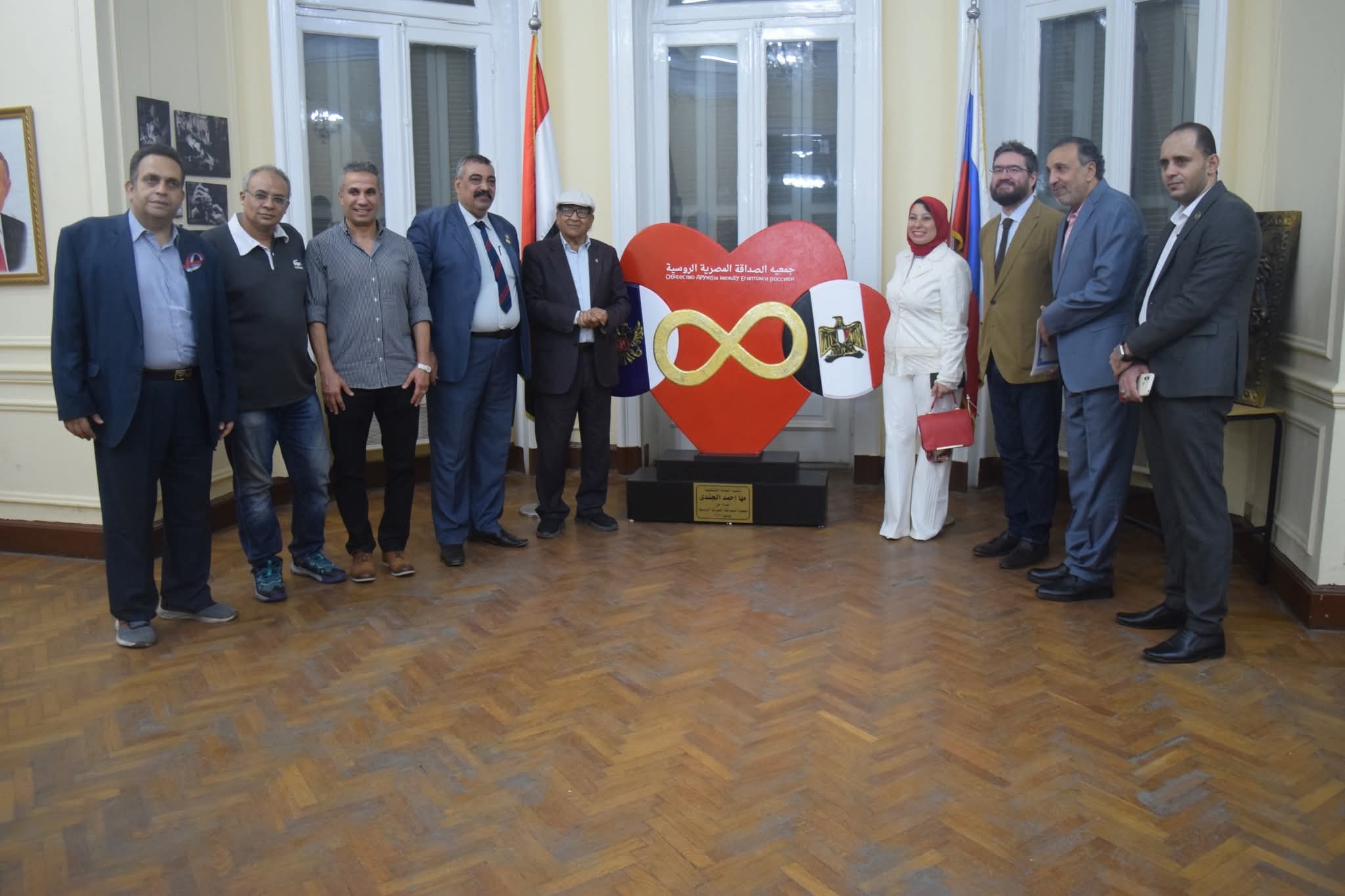 ابداع مصري في حب روسيا 