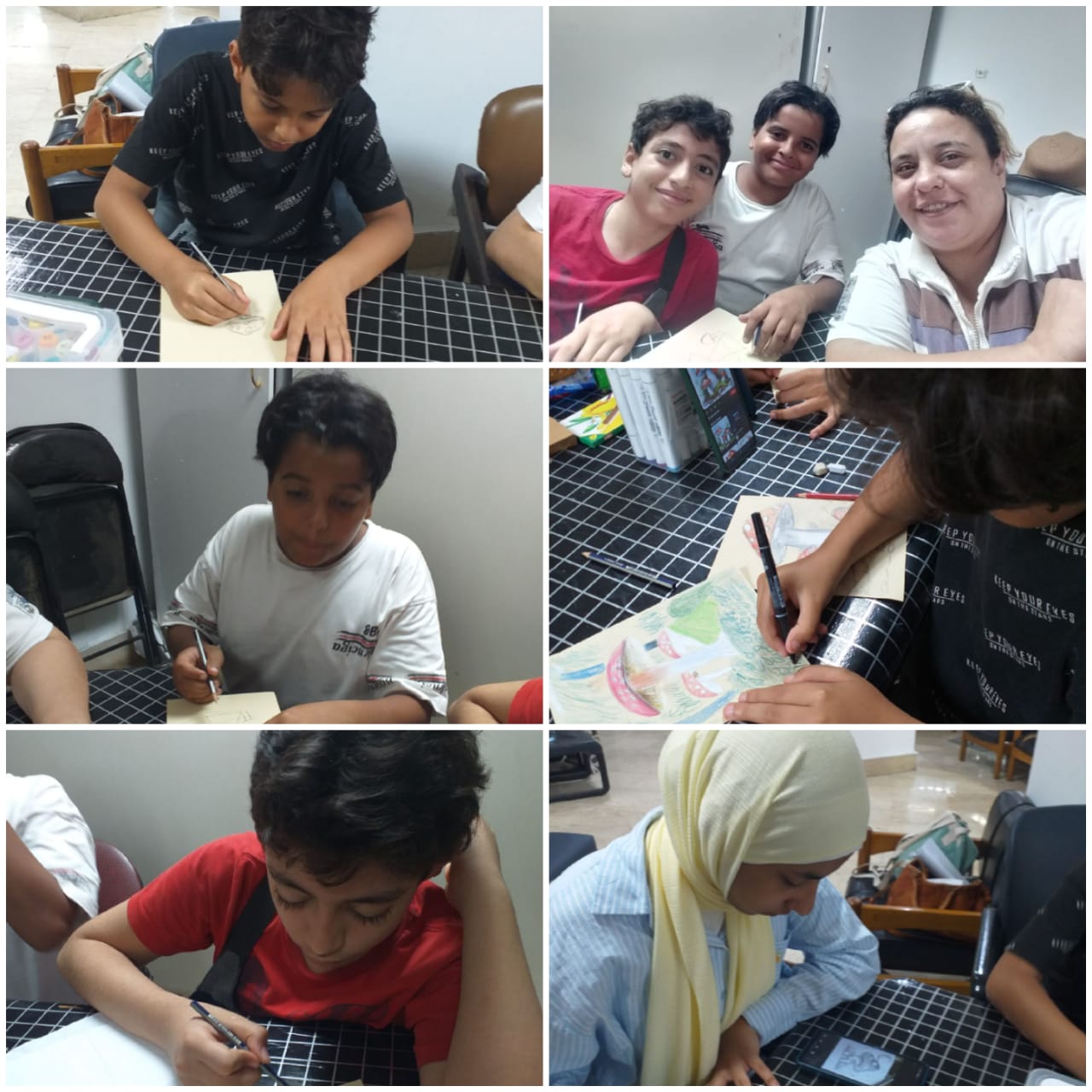 “الماشروم يلهم الإبداع.. ورشة فنية بقيادة سهى وسلمى أبو طالب تجمع طلاب المراحل التعليمية”