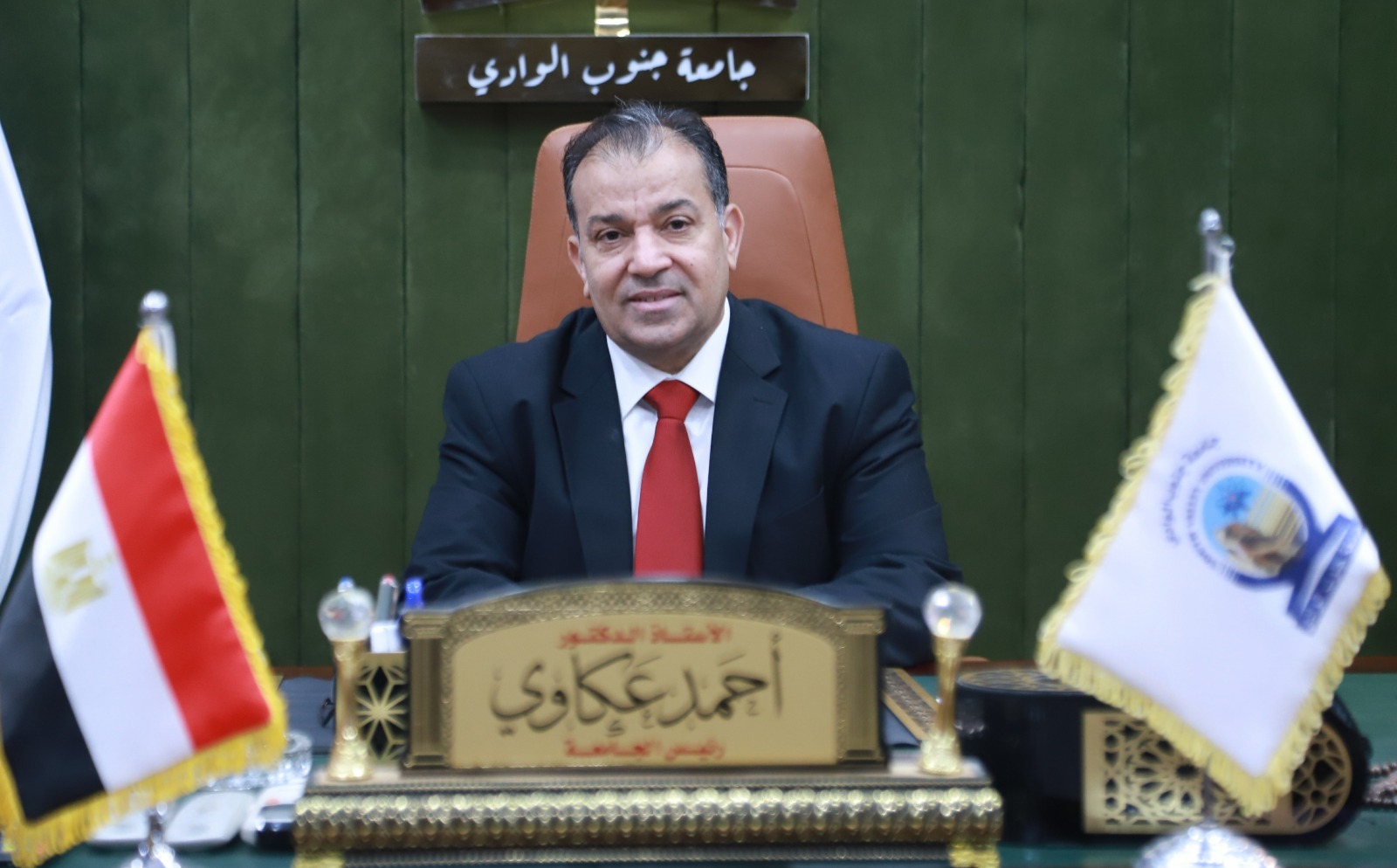 رئيس جامعة جنوب الوادي يتفقد حاضنة الأعمال الجاري إنشاؤها بالتعاون مع مؤسسة “إنروت”