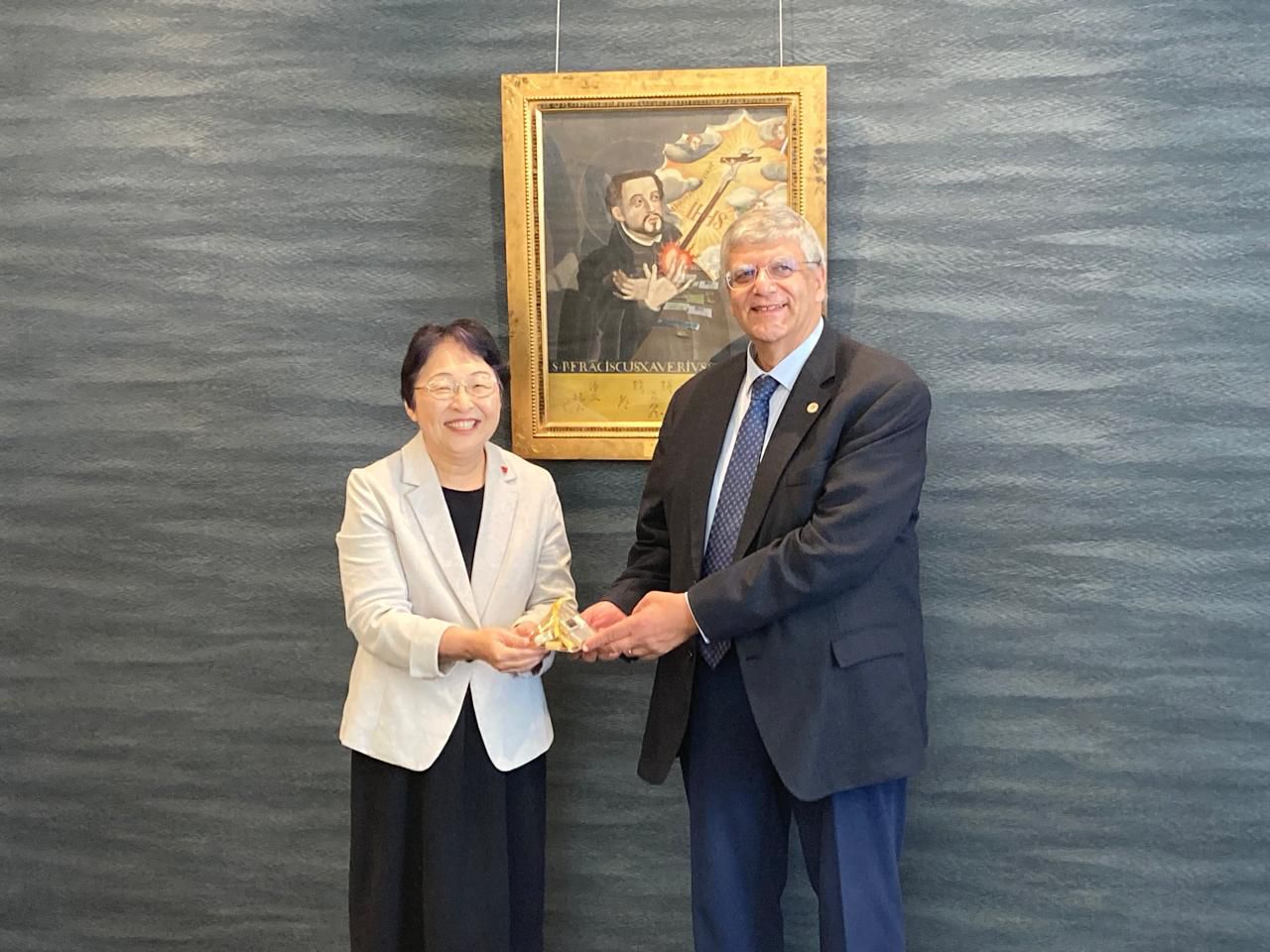 رئيس الجامعة المصرية اليابانية يبحث مع جامعة صوفيا بطوكيو إطلاق برامج دراسية مشتركة وتبادل طلابي