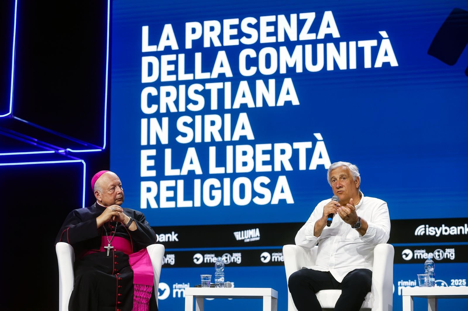 وزير الخارجية الإيطالي يجري حوارًا مع مطران حلب حول الحرية الدينية ومستقبل سوريا