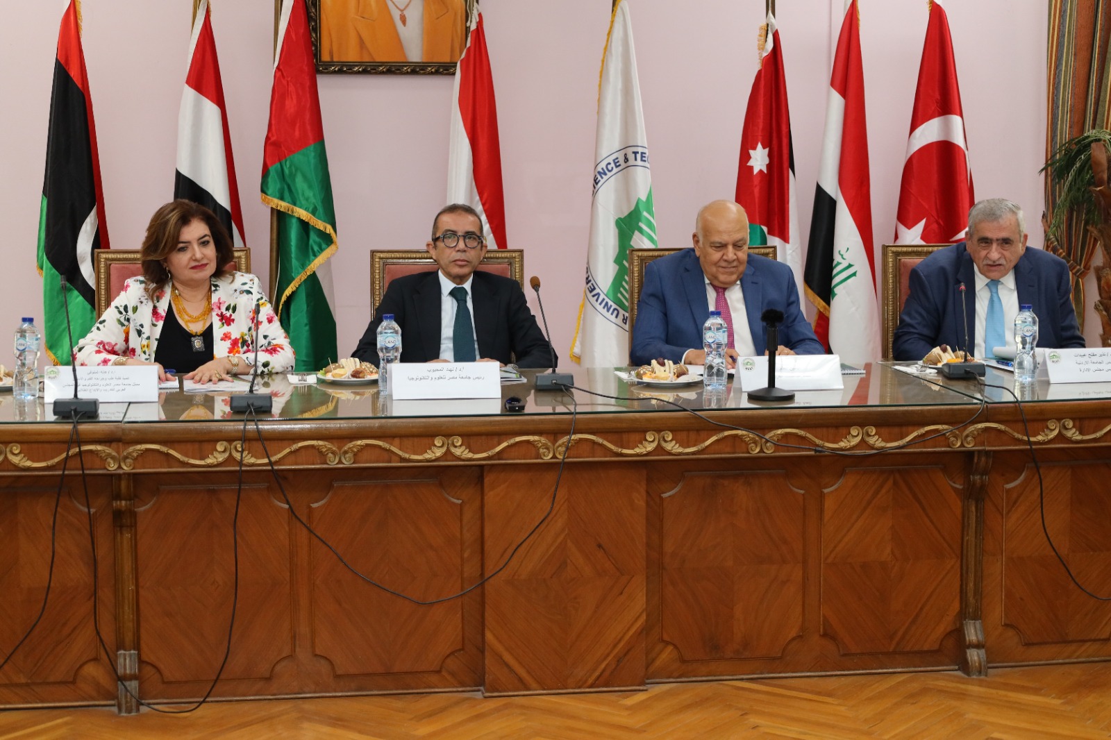 جامعة مصر للعلوم والتكنولوجيا تستضيف الاجتماع الـ33 للمجلس العربي للتدريب والإبداع الطلابى وبمشاركه معالى الدكتور.عمرو سلامه