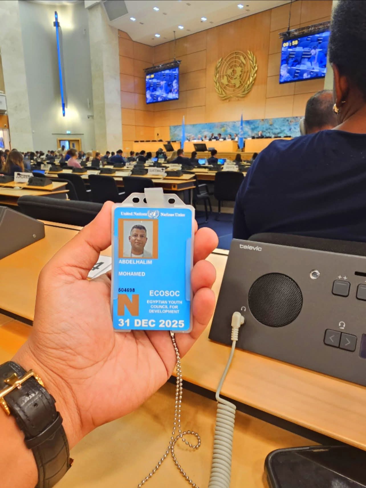 مجلس الشباب المصري يشارك في الدورة الستين لمجلس حقوق الإنسان بالأمم المتحدة في جينيف