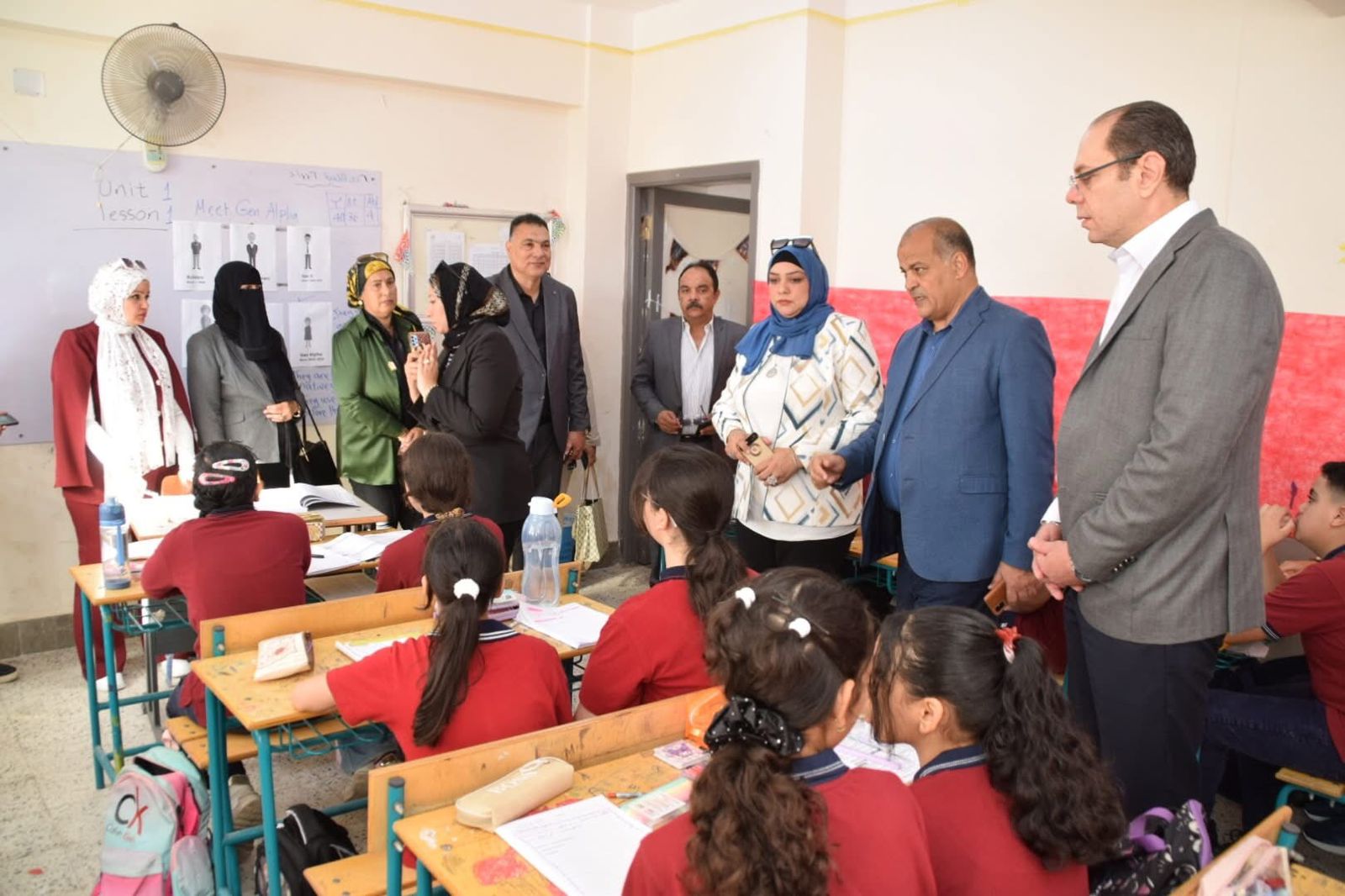 ماهر والغرباوي يواصلان متابعة انتظام مدارس شرق بورسعيد