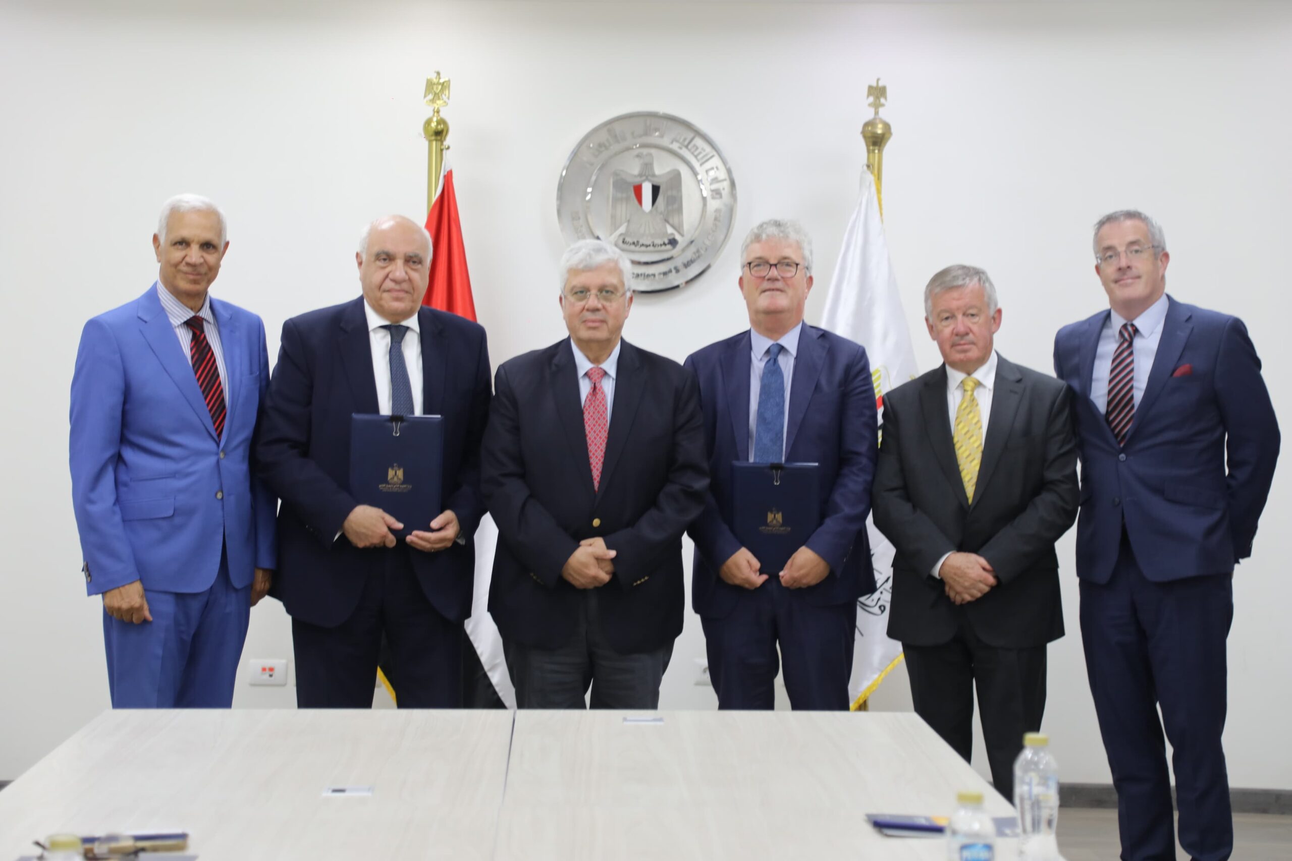 وزير التعليم العالي يشهد توقيع تجديد بروتوكول تعاون بين جامعة المستقبل وجامعة كورك الأيرلندية