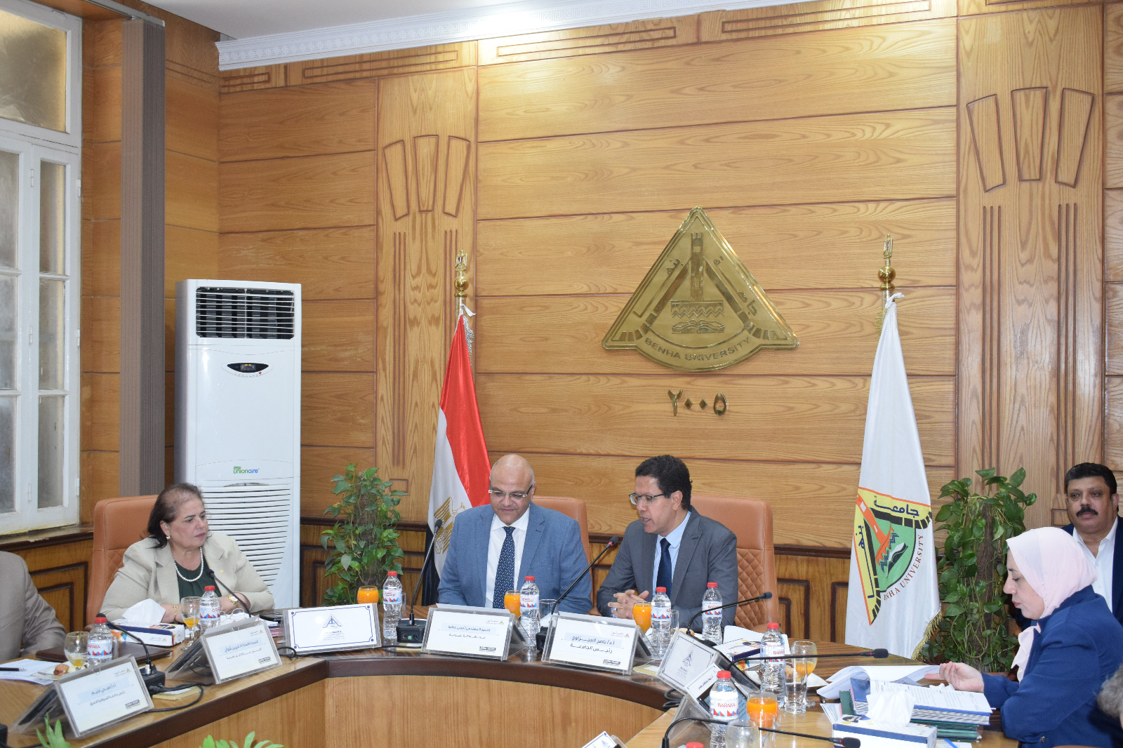 بحضور محافظ القليوبية: “الجيزاوي” يترأس اجتماع مجلس جامعة بنها