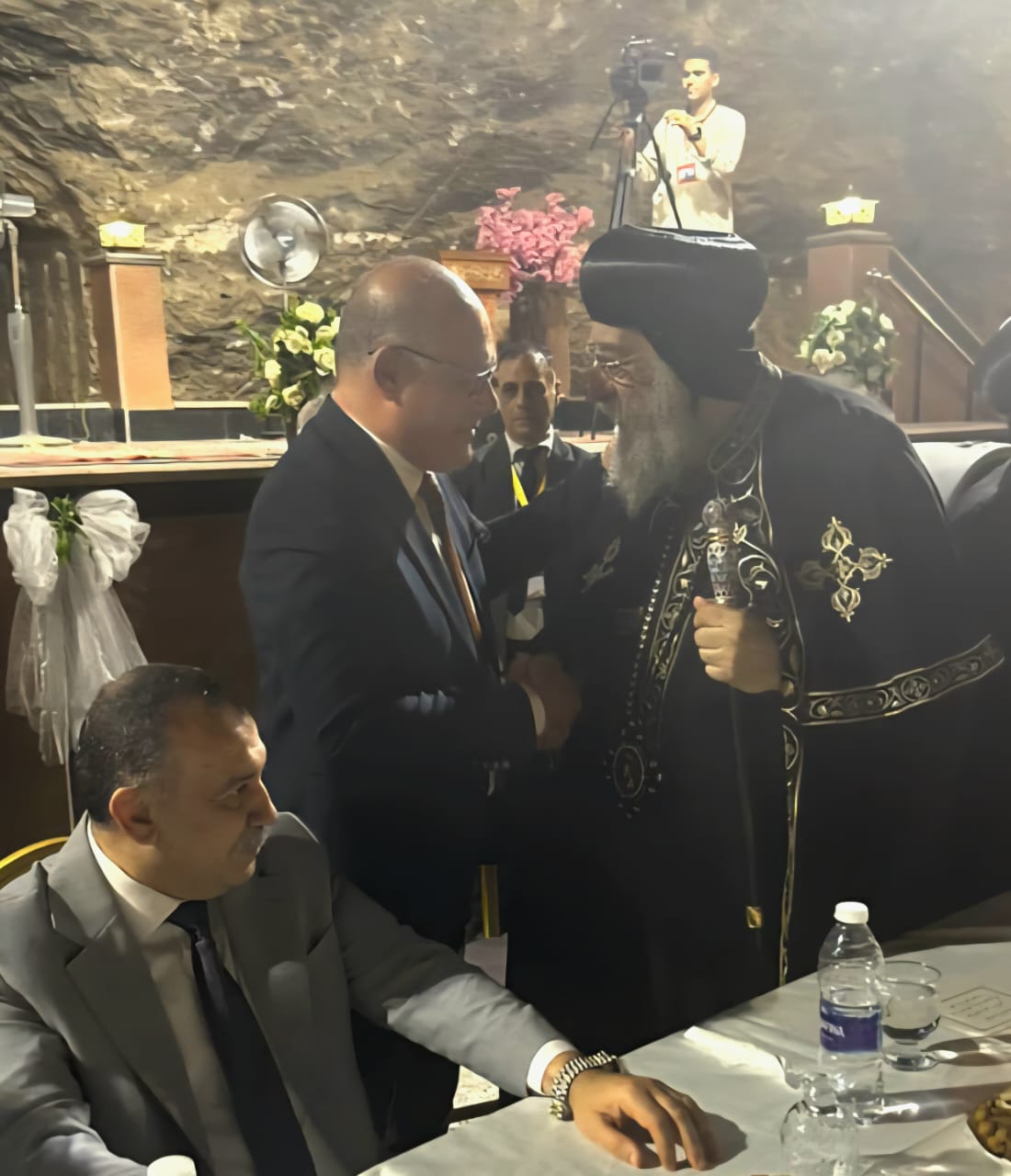 النعماني يشارك فى حفل استقبال قداسة البابا تواضروس الثاني بدير السيدة العذراء بجبل أسيوط