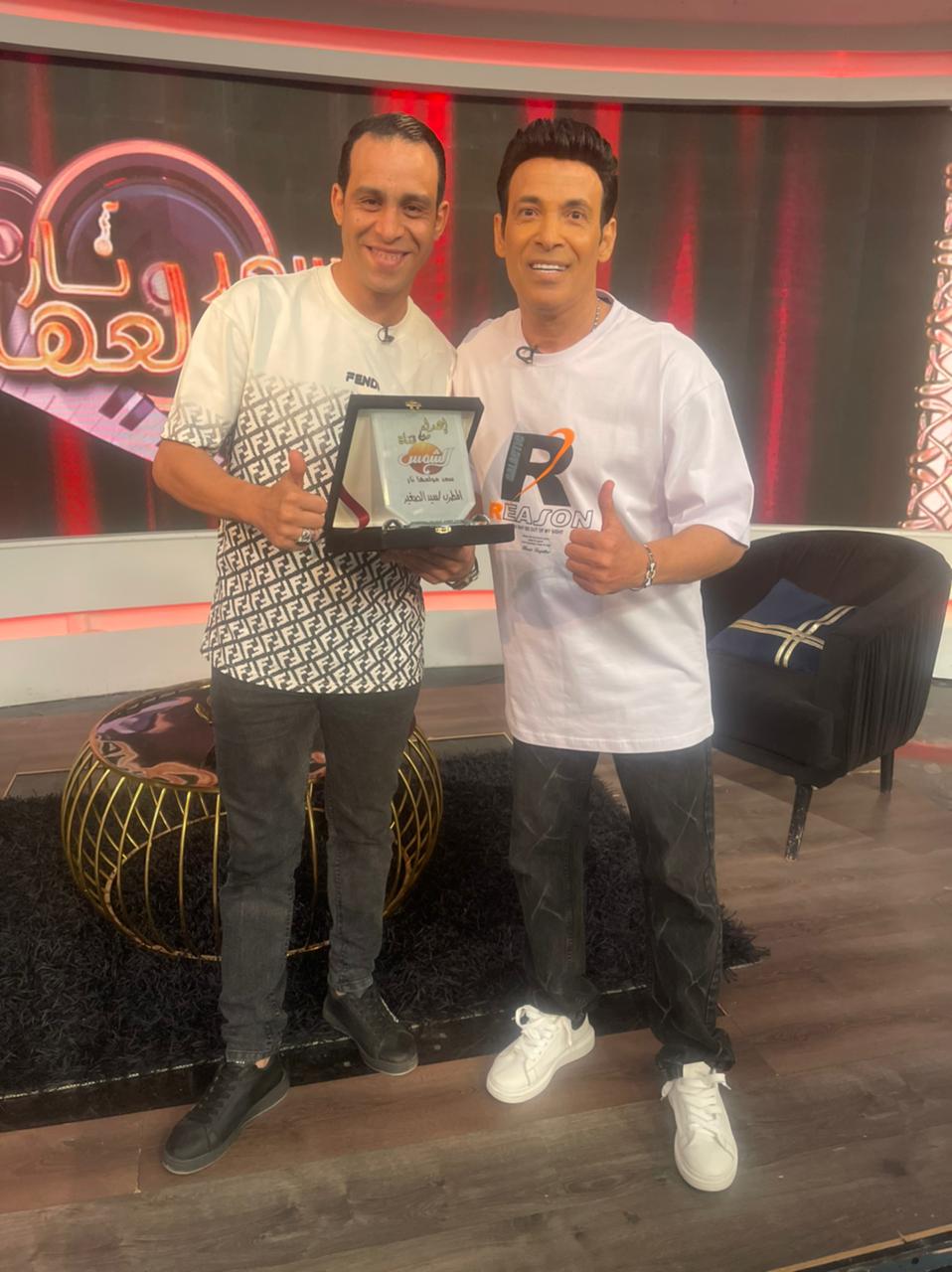 سعد الصغير يستضيف المطرب سيد الصغير في سعد مولعها نار 