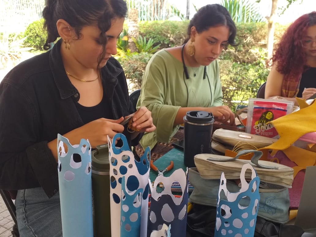 الفن يجمع الثقافة والتعليم في مكتبة القاهرة الكبرى